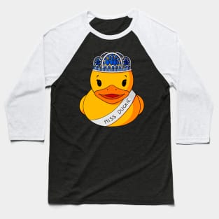 Beauty Pageant Winner Rubber Duck Baseball T-Shirt